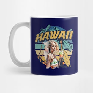 80s Retro Vintage Hawaii Mug